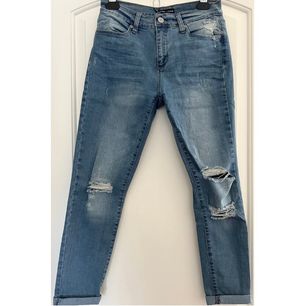 BLUENOTES - Mid-rise Ripped Jeggings